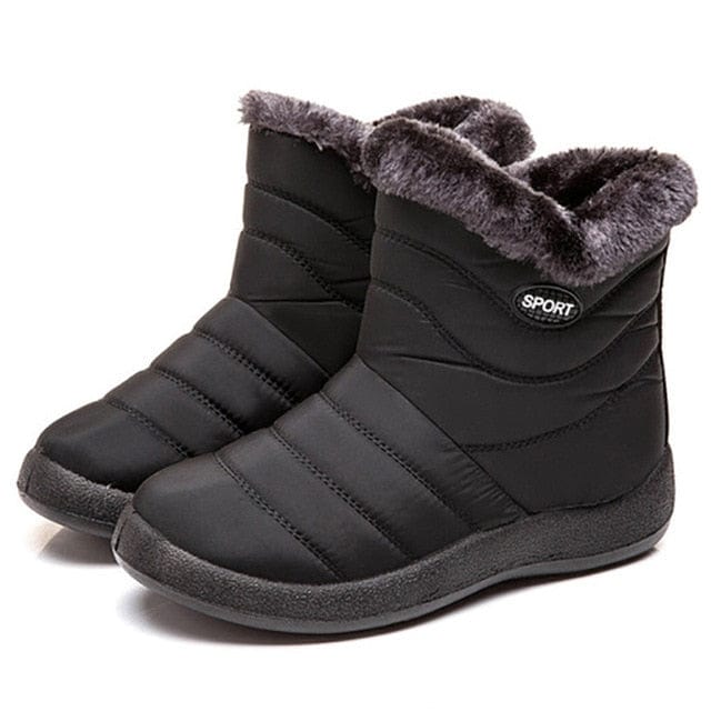 Women's Stylish Casual Ankle Boots, Navy, 36