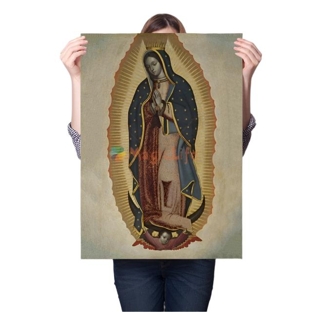 Arte mural de la Virgen de Guadalupe