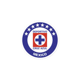 Cruz Azuil Die cut Bubble free stickers, 3″×3″, White