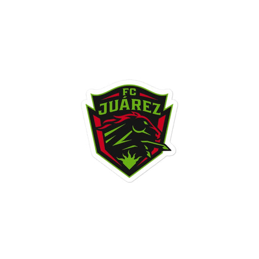 FC Juarez Bubble free stickers, 3″×3″, White