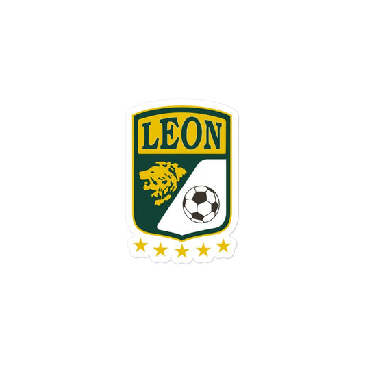 Leon Die cut Bubble free stickers, 3″×3″, White