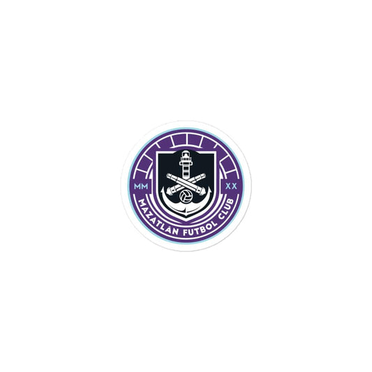 Mazatlan FC Die cut Bubble free stickers, 3″×3″, White