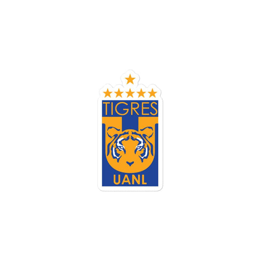 Tigres Die cut Bubble free stickers, 3″×3″, White