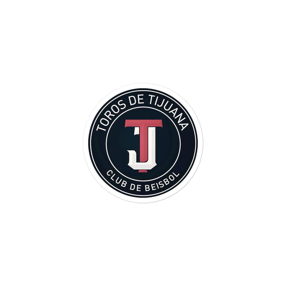 Toros de Tijuana Bubble free stickers, 3″×3″, White