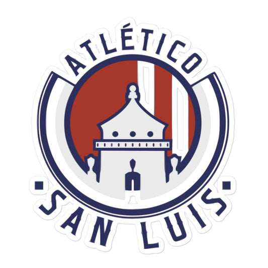 Atletico de San Luis Die cut Bubble free stickers, 3″×3″, White