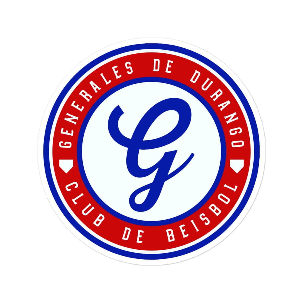 Generales de Durango Bubble free stickers, 3″×3″, White