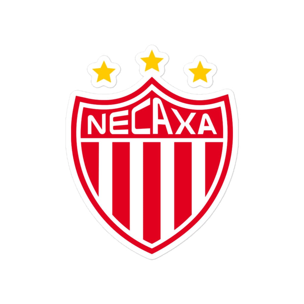 Necaxa Die cut Bubble free stickers, 3″×3″, White