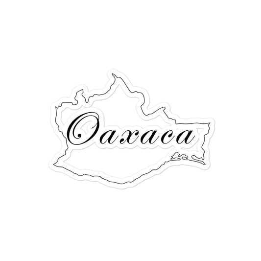 Oaxaca Die cut Bubble free stickers, 3″×3″, White