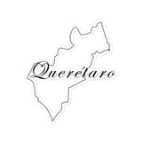 Queretaro Die Cut Bubble Free Stickers , 3″×3″, White