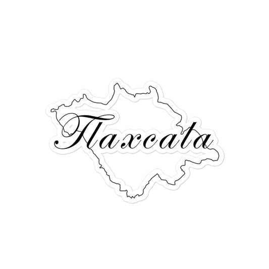 Tlaxcala Die cut Bubble free stickers, 3″×3″, White