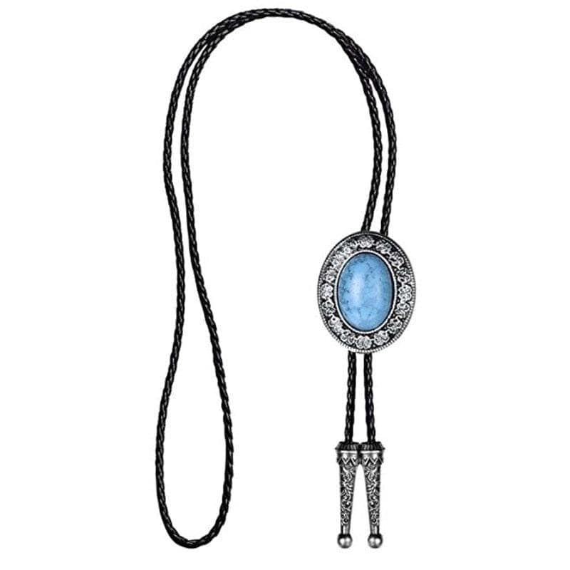 Western Agate Bolo Tie – Stylish and Distinctive with a Polished Stone Finish, 6, One Size