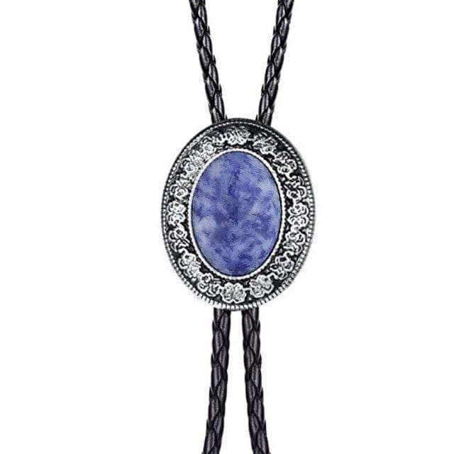 Western Agate Bolo Tie – Stylish and Distinctive with a Polished Stone Finish, 6, One Size