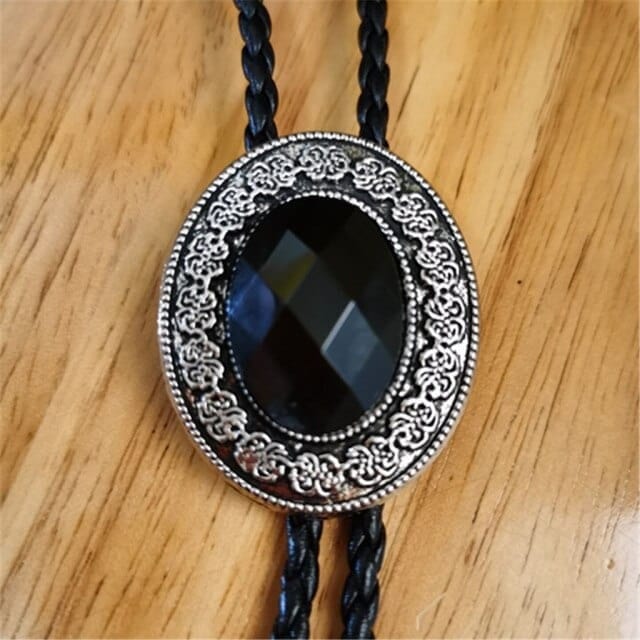 Western Agate Bolo Tie – Stylish and Distinctive with a Polished Stone Finish, 6, One Size