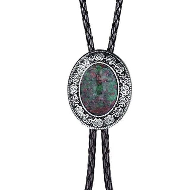 Western Agate Bolo Tie – Stylish and Distinctive with a Polished Stone Finish, 6, One Size