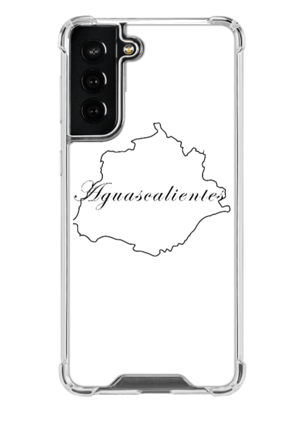 Aguascalientes Custom Galaxy Case, Clear, S21 FE