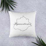 Aguascalientes Pillows, White, 18"x18"