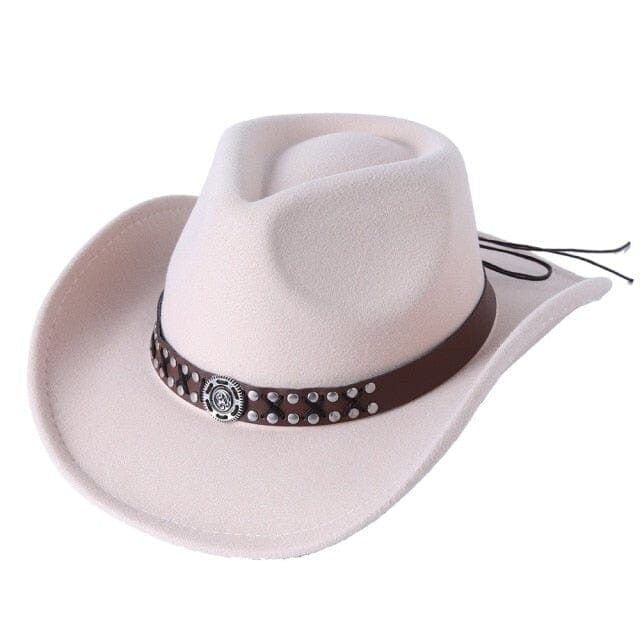 Sombrero vaquero vintage Bauhinia para mujer