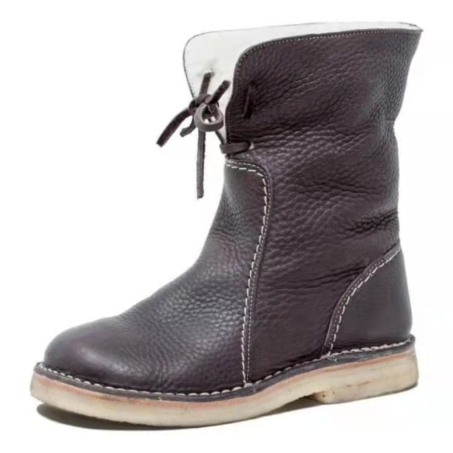 Women's Winter Boots – Warm, Stylish & Waterproof Cold Weather Footwear, Dark brown, 43
