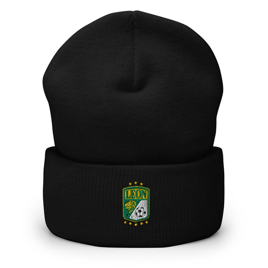 Club Leon Cuffed Beanie, Black, One Size