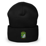 Club Leon Cuffed Beanie, Black, One Size