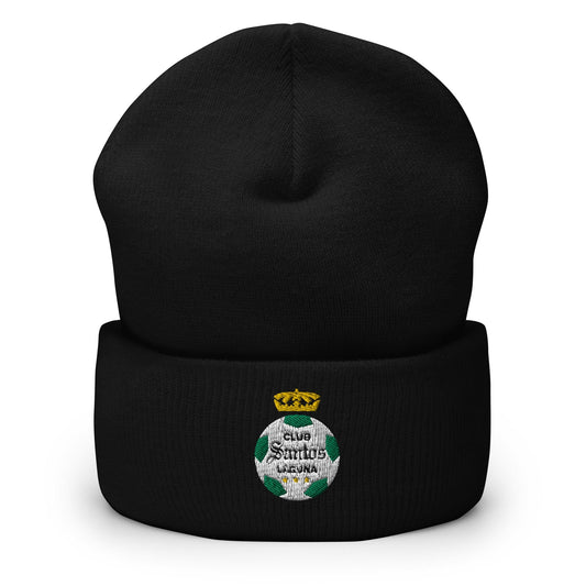 Club Santos Cuffed Beanie, Black, One Size