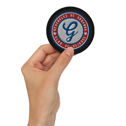 Generales de Durango Embroidered patches, Black, 3"