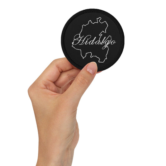 Hidalgo Embroidered patches, Black, 3"