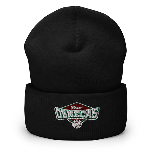 Olmecas de Tabasco Cuffed Beanie, Black, One Size