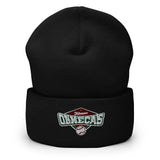 Olmecas de Tabasco Cuffed Beanie, Black, One Size