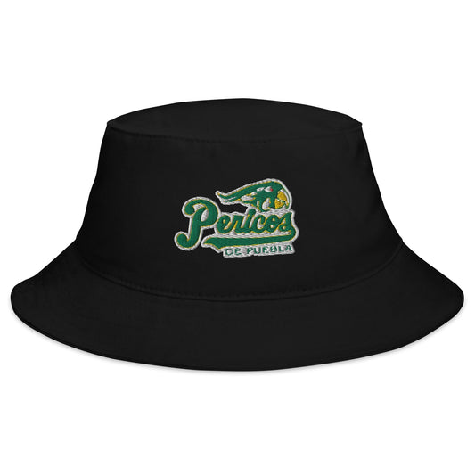 Pericos de Puebla Bucket Hat, Black, One Size