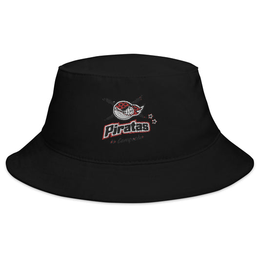 Piratas de Campeche Bucket Hat, Black, One Size