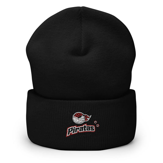 Piratas de Campeche Cuffed Beanie, Black, One Size