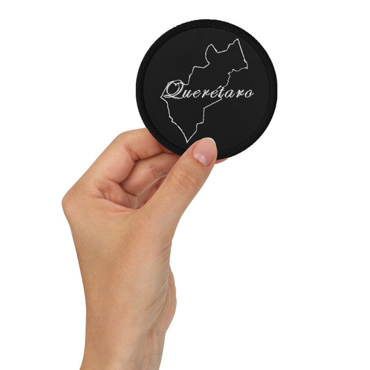 Queretaro Embroidered patches, Black, 3"