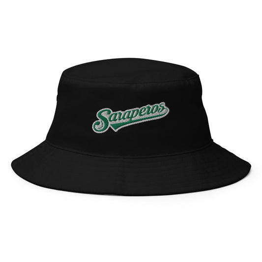 Saraperos de Saltillo Bucket Hat, Black, One Size