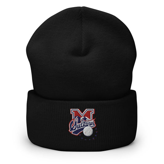 Sultanes de Monterrey Cuffed Beanie, Black,