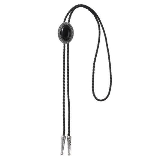 Trendy Mint Green Bolo Tie, Black, One Size