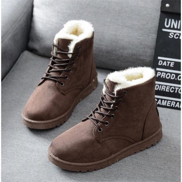 Women's Winter Snow Boots – Warm, Waterproof & Non-Slip Cold Weather Footwear