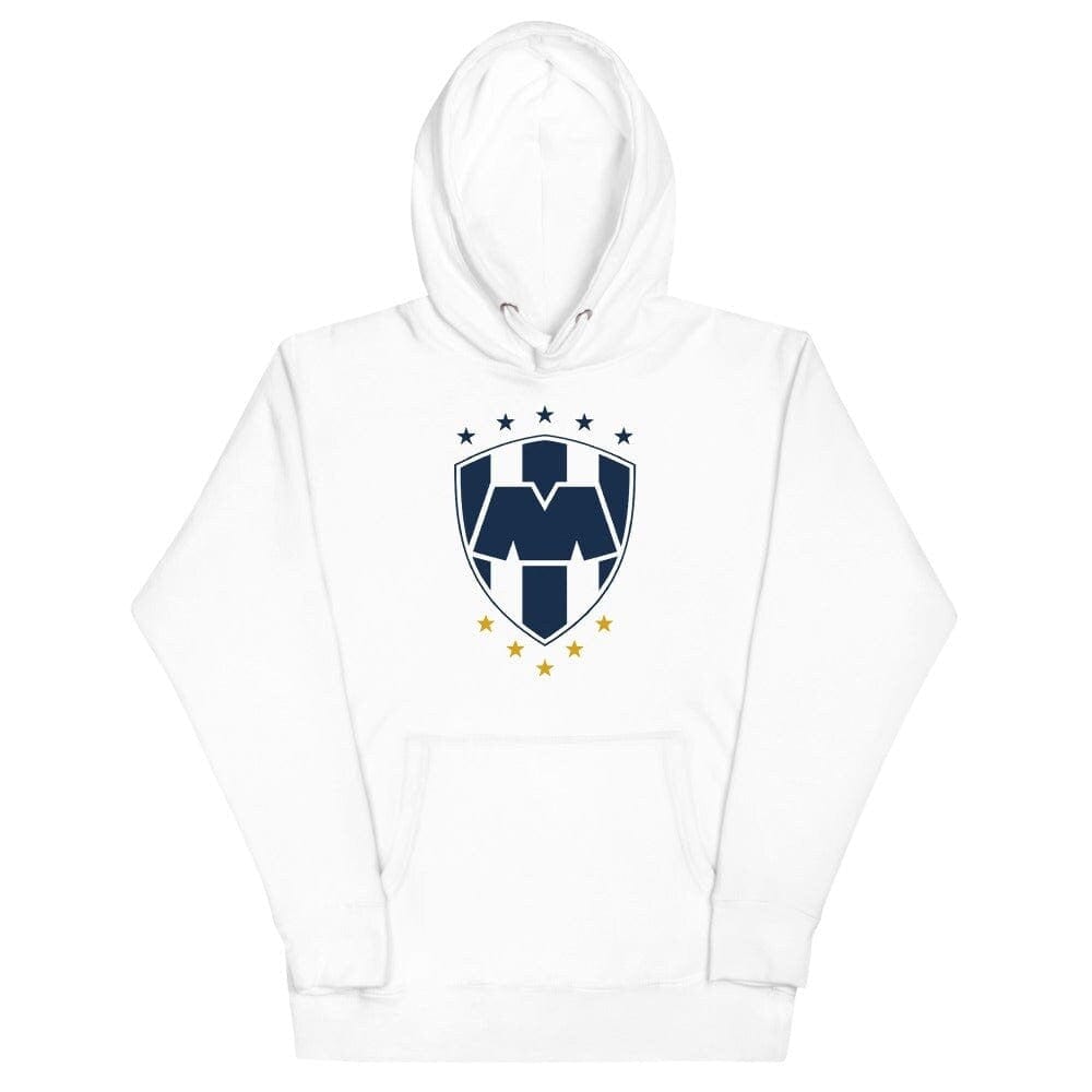 C.F. Monterrey Unisex Hoodie, 2XL, White