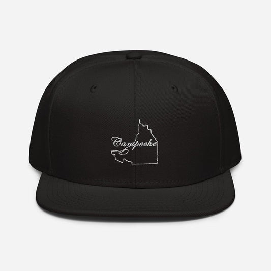 Campeche snapback cap, Black, One Size