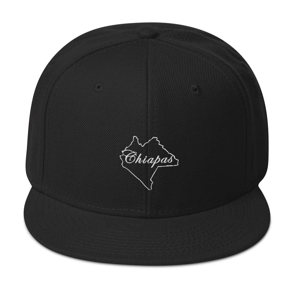 Chiapas snapback cap, Black, One Size
