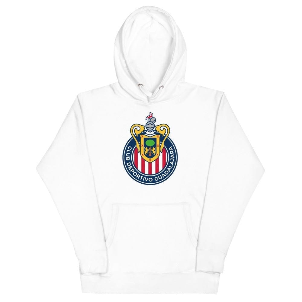 Club deportivo Guadalajara Chivas Unisex hoodie, S, White