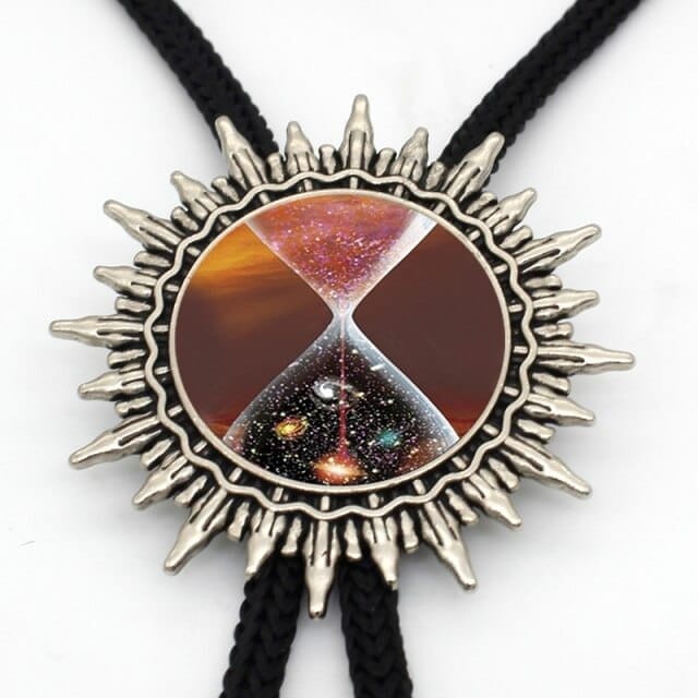 Colourful nebula bolo tie, 1, One Size