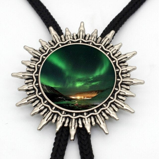 Colourful nebula bolo tie, 1, One Size