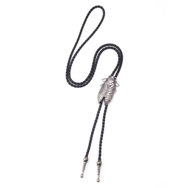 Cowboy Star Bolo Tie, Ancient Silver Sheep, One Size