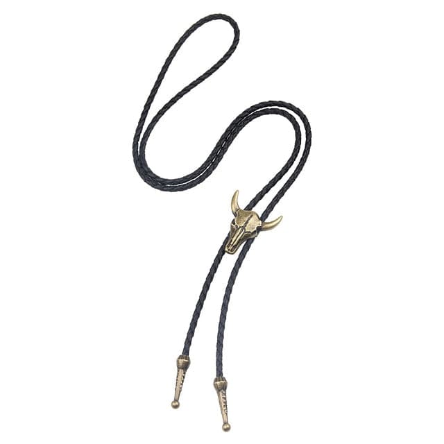 Cowboy Star Bolo Tie, Ancient Silver Sheep, One Size