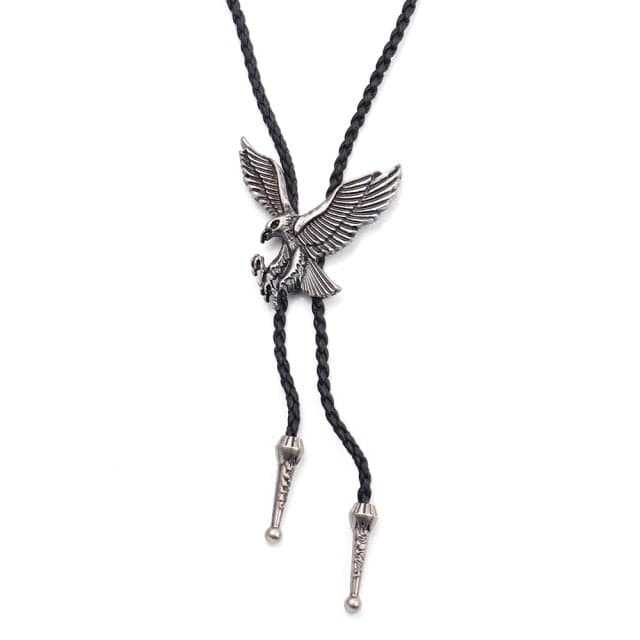 Cowboy Star Bolo Tie, Ancient Silver Sheep, One Size