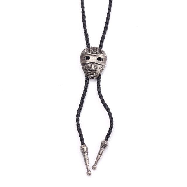 Cowboy Star Bolo Tie, Ancient Silver Sheep, One Size