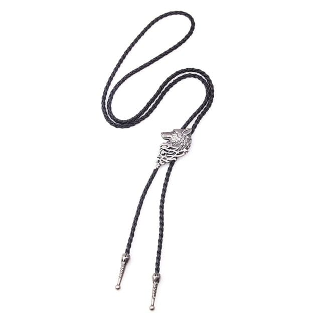 Cowboy Star Bolo Tie, Ancient Silver Sheep, One Size
