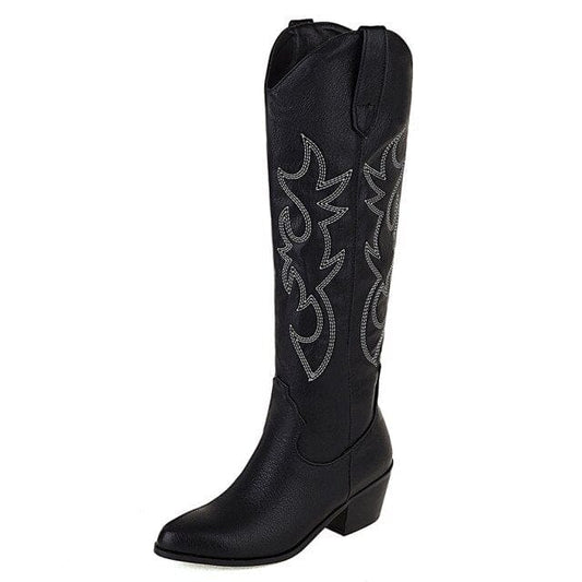 Cowgirl Boots, White, 10