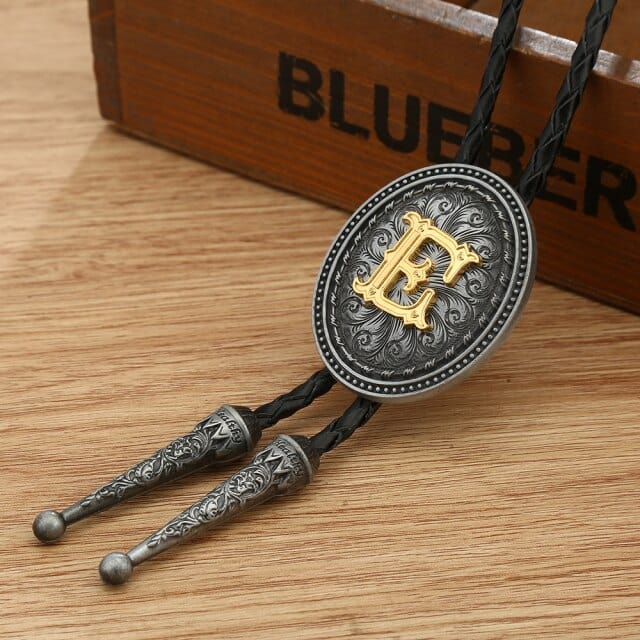 KDG western cowboy zinc alloy BOLO tie, H, One Size